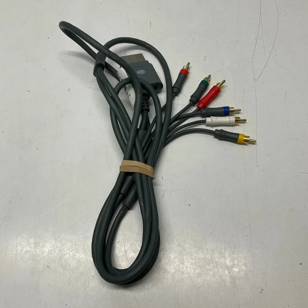 Microsoft Xbox 360 Component HD AV Cable Gray X801255-100 Genuine OEM Accessory